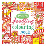 Pocket doodling and colouring book