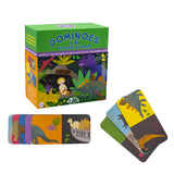 Floss & Rock Çift Taraflı Domino Kartları - Dino