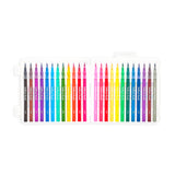 Ooly Brilliant Brush Fırça Uçlu 24'lü Keçeli Kalem