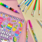 Ooly Sketch & Show Dik Duran Telli Resim Defteri - Cute Doodle World