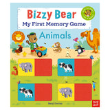 Bizzy Bear: My First Memory Game Book Animals