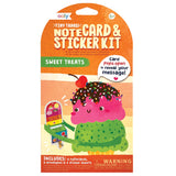 Ooly Tiny Tadas! Not Kartları ve Çıkartma Seti - Sweet Treats