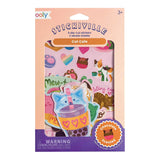 Ooly Stickiville Kokulu Çıkartmalar - Cat Cafe
