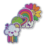Ooly Stickiville Vinil Çıkartmalar - Happy Rainbows