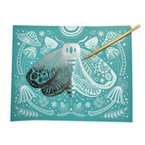 Ooly Scratch and Shine Folyo Kazıma Sanat Seti - Glorious Garden