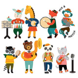 Petit Collage Taşınabilir Mıknatıslı Oyun Seti - Animal Band