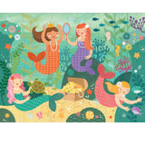 Petit Collage 24 Parçalı Yer Yapbozu - Mermaid Friends