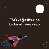 Petit Collage Taşınabilir Çantalı Çift Taraflı Yapboz - Superheroes