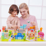Classic World Ahşap Şehir Blok Seti