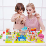 Classic World Ahşap Şehir Blok Seti