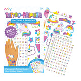 Ooly Tattoo Palooza Geçiçi Dövme & Tırnak Sticker Seti - Unicorns & Rainbows
