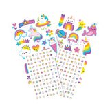 Ooly Tattoo Palooza Geçiçi Dövme & Tırnak Sticker Seti - Unicorns & Rainbows