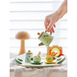 Classic World Ahşap Vintage Çay Seti