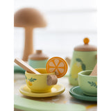 Classic World Ahşap Vintage Çay Seti