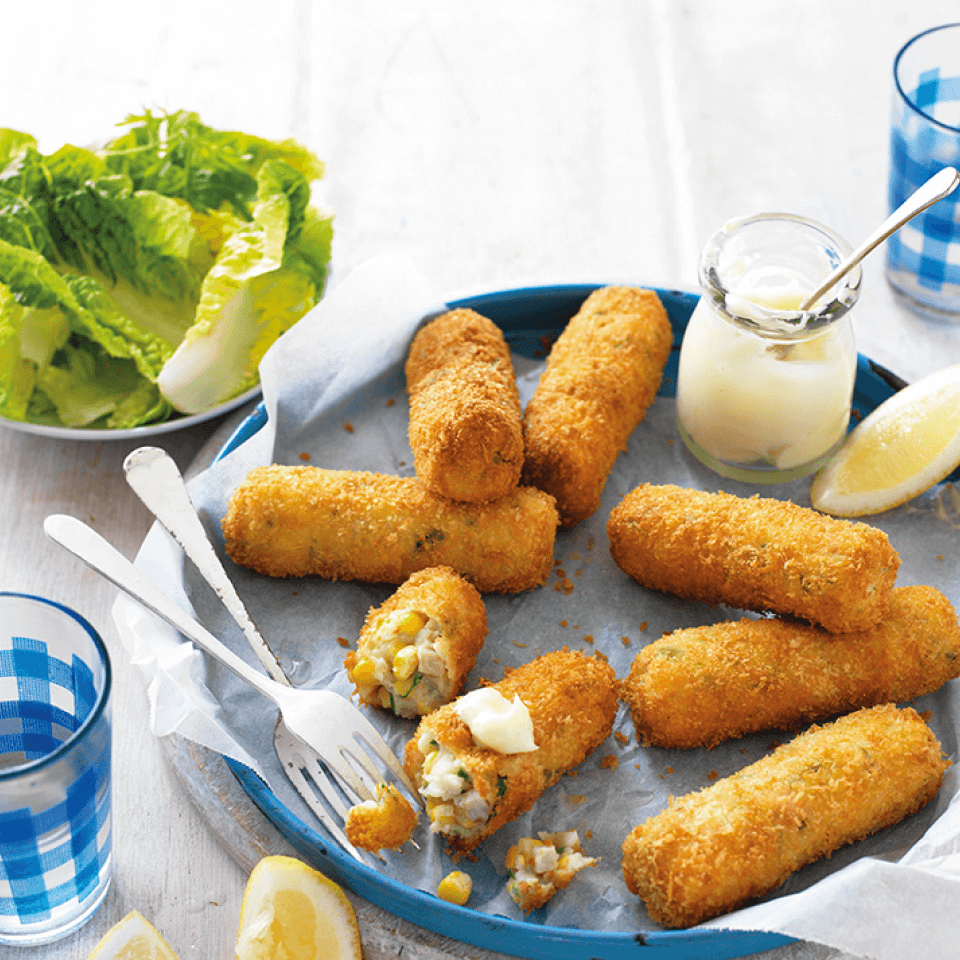 Patatesli ve Mısırlı Kroket