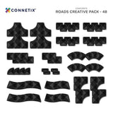 Connetix Creative Roads Pack Manyetik Bloklar - 48 Parça
