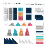 Connetix Pro Constructor Set Manyetik Bloklar - 70 Parça