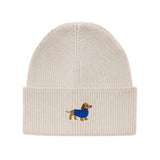 Petit Label Köpek Nakışlı Bere | Krem