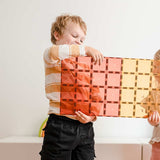 Connetix Pastel Lemon & Peach Base Plate Manyetik Bloklar - 2 Parça