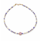 Daisy Purple Kolye