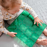 Connetix Rainbow Blue & Green Base Plate Manyetik Bloklar - 2 Parça