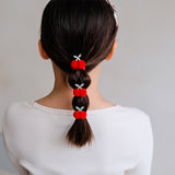 Mimi & Lula Pom Pom Cherries 4'lü Lastik Toka