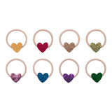 Mimi & Lula Jazzy Heart Mini 6'lı Lastik Toka