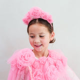 Mimi & Lula Pink Ruffle Flower Pelerin