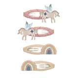 Mimi & Lula Winged Unicorn & Rainbow 4'lü Toka