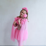 Mimi & Lula Pink Ruffle Flower Pelerin