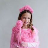 Mimi & Lula Pink Ruffle Flower Pelerin