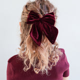 Mimi & Lula Tartan Agnes Bow 2'li Toka - Red