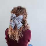 Mimi & Lula Stripe Agnes Bow 2'li Toka