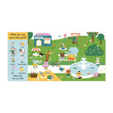A book about Betsy Rabbit in the park