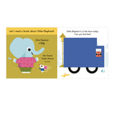 A book about Ottie Elephant in the town