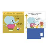 A book about Ottie Elephant in the town