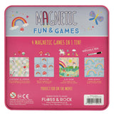 Floss & Rock Mıknatıslı Kutu Oyunları 4’ü 1 arada Rainbow Fairy