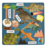 Floss & Rock Mıknatıslı Kutu Oyunları 4’ü 1 arada Dinosaur