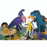 Floss & Rock 60 Parça Yer Yapbozu - Dinozor