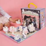 Floss & Rock Ahşap Figürlü Oyun Kutuları - Enchanted
