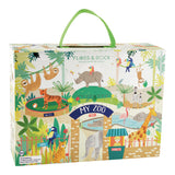 Floss & Rock Ahşap Figürlü Oyun Kutuları - Jungle
