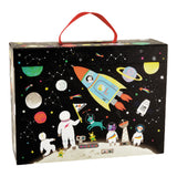 Floss & Rock Ahşap Figürlü Oyun Kutuları - Space