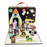 Floss & Rock Ahşap Figürlü Oyun Kutuları - Space