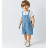 Little Yucca Fishy İnce Denim Salopet