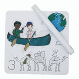 Floss & Rock Sihirli Renk Değiştiren Su Kartları - One World