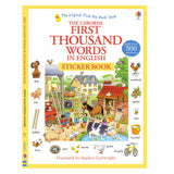 First Thousand Words in English Sticker Book
