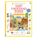 First Thousand Words in English Sticker Book