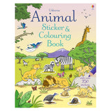 Animal Sticker and Colouring Book