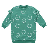 Little Yucca Circle Sweat Elbise | Yeşil