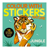 Colour with Stickers: Jungle